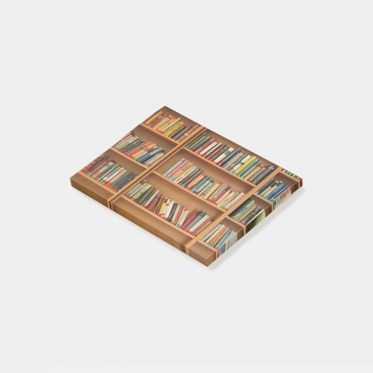 本棚の背景 ポストイット (アングル)