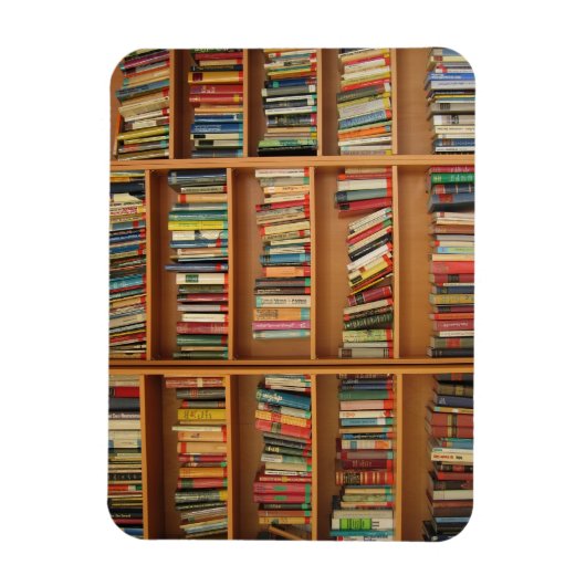 本棚の背景 マグネット (縦)