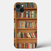 本棚の背景 Case-Mate iPhoneケース (裏面)