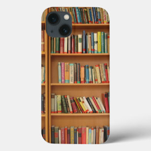 本棚の背景 iPhone 13ケース