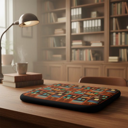 本棚イラストレーションエレクトロニクスバッグ ラップトップスリーブ