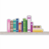 本棚カラフルシール シール (正面)