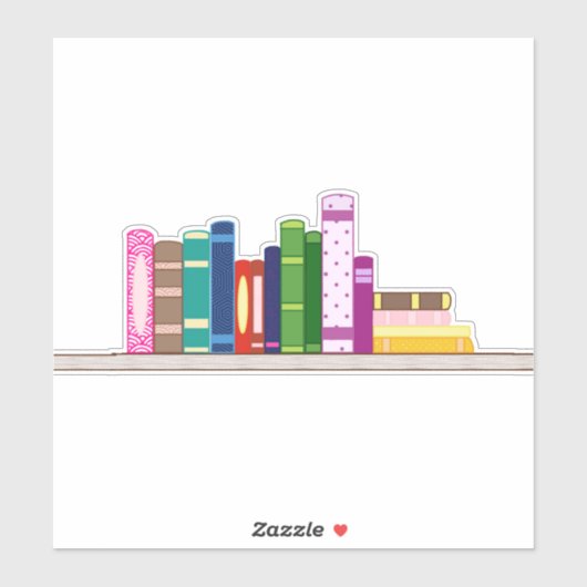 本棚カラフルシール シール (シート)