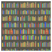 本棚デザイン布 ファブリック (クローズアップ)