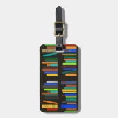 本棚デザイン荷物札 ラゲッジタグ (正面縦)