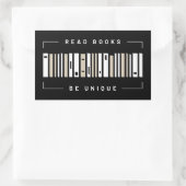 本棚バーコード矩形シール 長方形シール (バッグ)