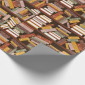 本棚パターン ラッピングペーパー (角)