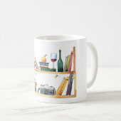 本棚ブックブックラバーリーダーホームシェルフ コーヒーマグカップ (正面右)