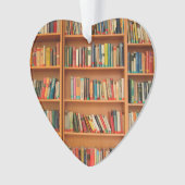 本棚ブックライブラリブックウ読ミズ オーナメント (正面)