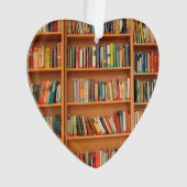 本棚ブックライブラリブックウ読ミズ オーナメント (正面)