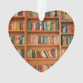 本棚ブックライブラリブックウ読ミズ オーナメント (裏面)