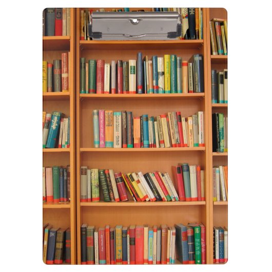 本棚ブックライブラリブックウ読ミズ クリップボード (正面)