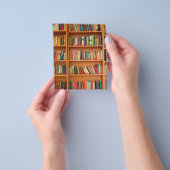 本棚ブックライブラリブックウ読ミズ チラシ (手)