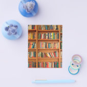 本棚ブックライブラリブックウ読ミズ チラシ (シングル)