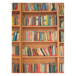 本棚ブックライブラリブックウ読ミズ テーブルクロス