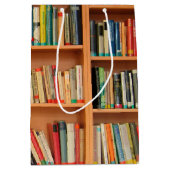 本棚ブックライブラリブックウ読ミズ ミディアムペーパーバッグ (正面)