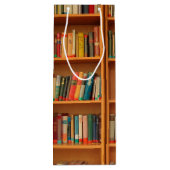 本棚ブックライブラリブックウ読ミズ ワインギフトバッグ (裏面)