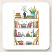 本棚ブックラバーコーヒーティー コースター (正面)