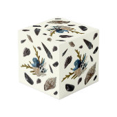 本棚ホームベッドルームバスルーム用のコースタルデッキ フォトキューブ (裏面アングル)