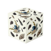 本棚ホームベッドルームバスルーム用のコースタルデッキ フォトキューブ (正面アングル)