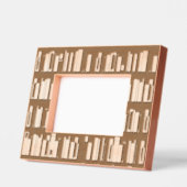 本棚レーザエッチング写真枠 レーザー彫刻フレーム (左)