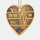 本棚図書用読書読書装置 セラミックオーナメント (左)