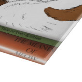 本棚猫図書館 カッティングボード (角)