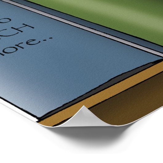 本棚猫図書館 ポスター (角)