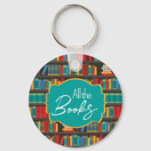 本棚読の愛 キーホルダー (正面)