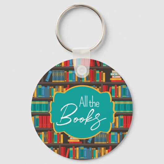 本棚読の愛 キーホルダー (正面)