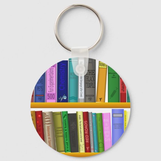 本棚読図書室 キーホルダー (正面)