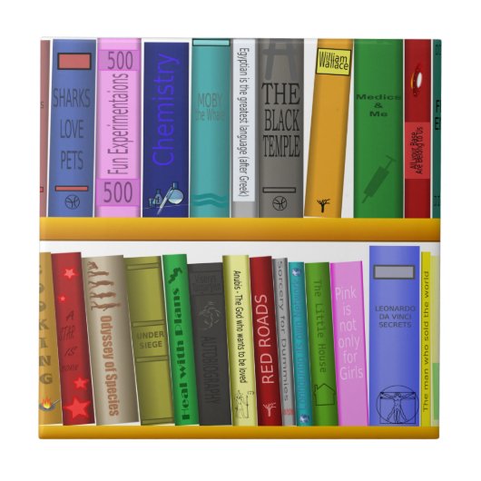 本棚読図書室 タイル (正面)