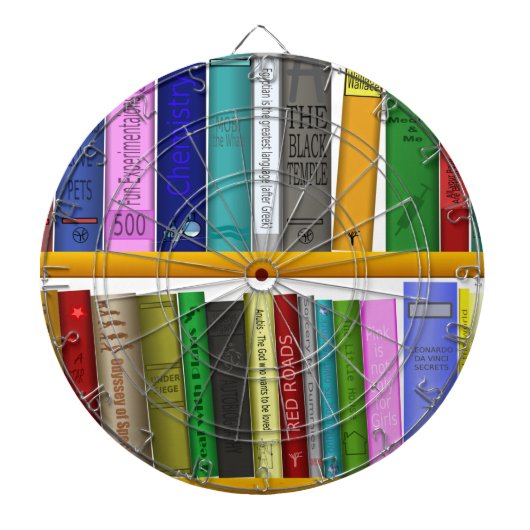 本棚読図書室 ダーツボード (正面)