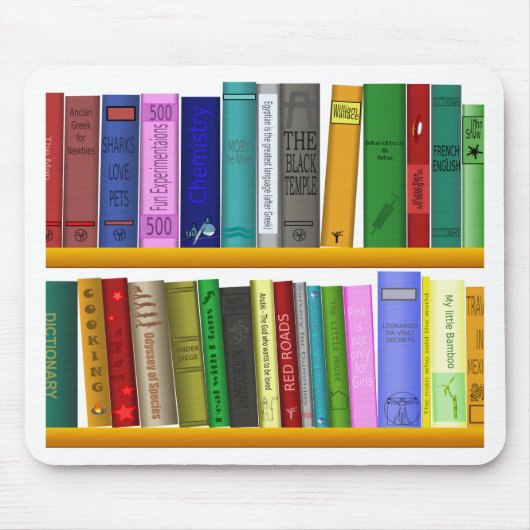 本棚読図書室 マウスパッド (正面)