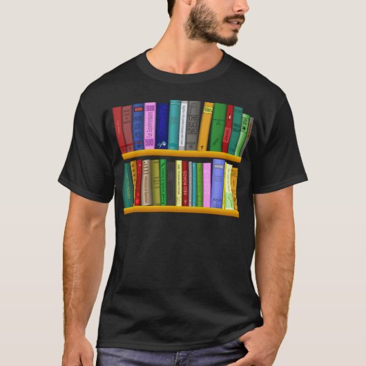 本棚読図書室 Tシャツ (正面)