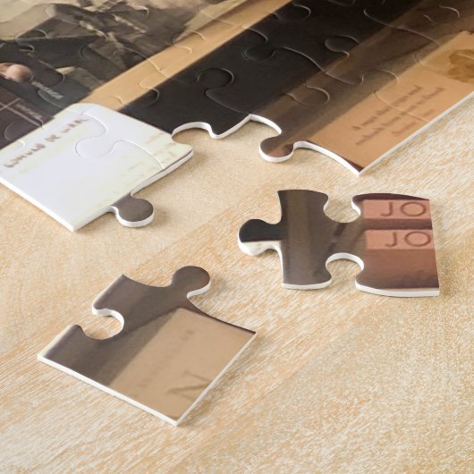 本棚 ジグソーパズル (側面)