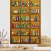 本棚 ポスター (キッチン)
