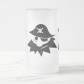 本気か？すり付きマグカップ フロストグラスビールジョッキ (中央)