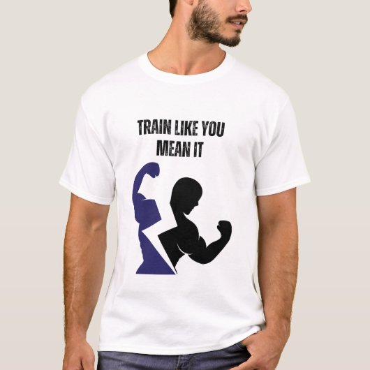本気でやろう Tシャツ (正面)