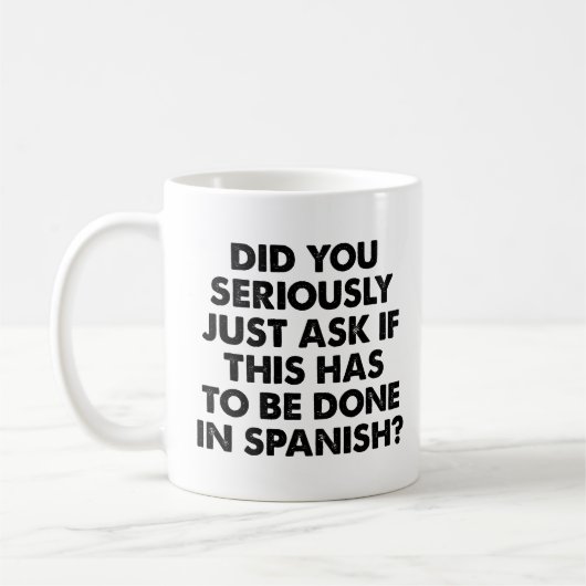 本気で頼ここもしの為にスペインの? コーヒーマグカップ (左)