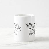 本気の父のためのコーヒーオーダー コーヒーマグカップ (中央)