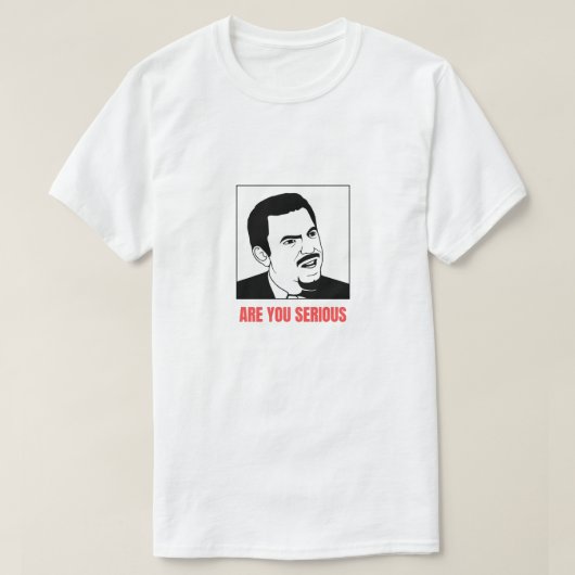 本気ミーム Tシャツ (デザイン正面)