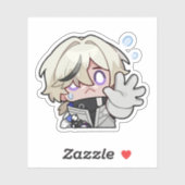 本海スターレールチビ（小さくかわいく書いた感じ）アーランステッカー シール (シート)