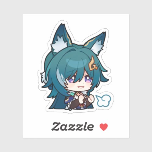 本海スターレールチビ(小さくかわいく書いた感じ)ユコンステッカー シール (シート)