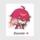 本海スターレールチビ(小さくかわいく書いた感じ)ルカステッカー シール (シート)