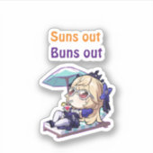 本海スターレール。太陽が出て、パンが出る シール (正面)