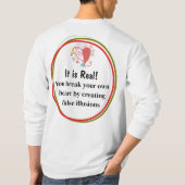 本物です Tシャツ (裏面)