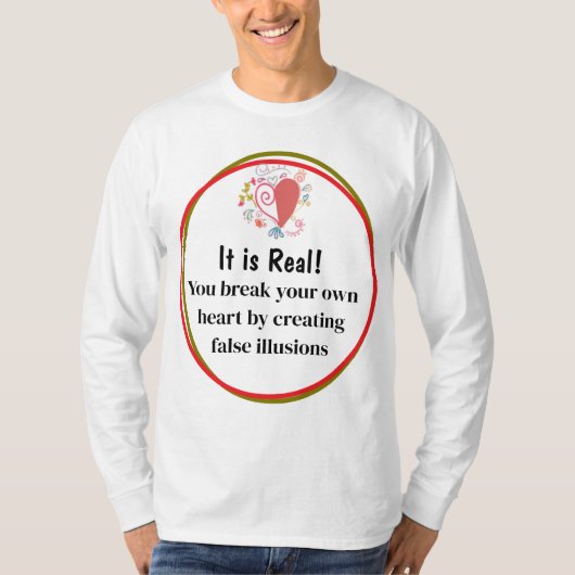 本物です Tシャツ (正面)