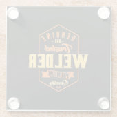 本物で信頼できる溶接機 ガラスコースター (裏面)