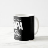 本物で信頼できるPapa |父の贈り物 コーヒーマグカップ (正面右)